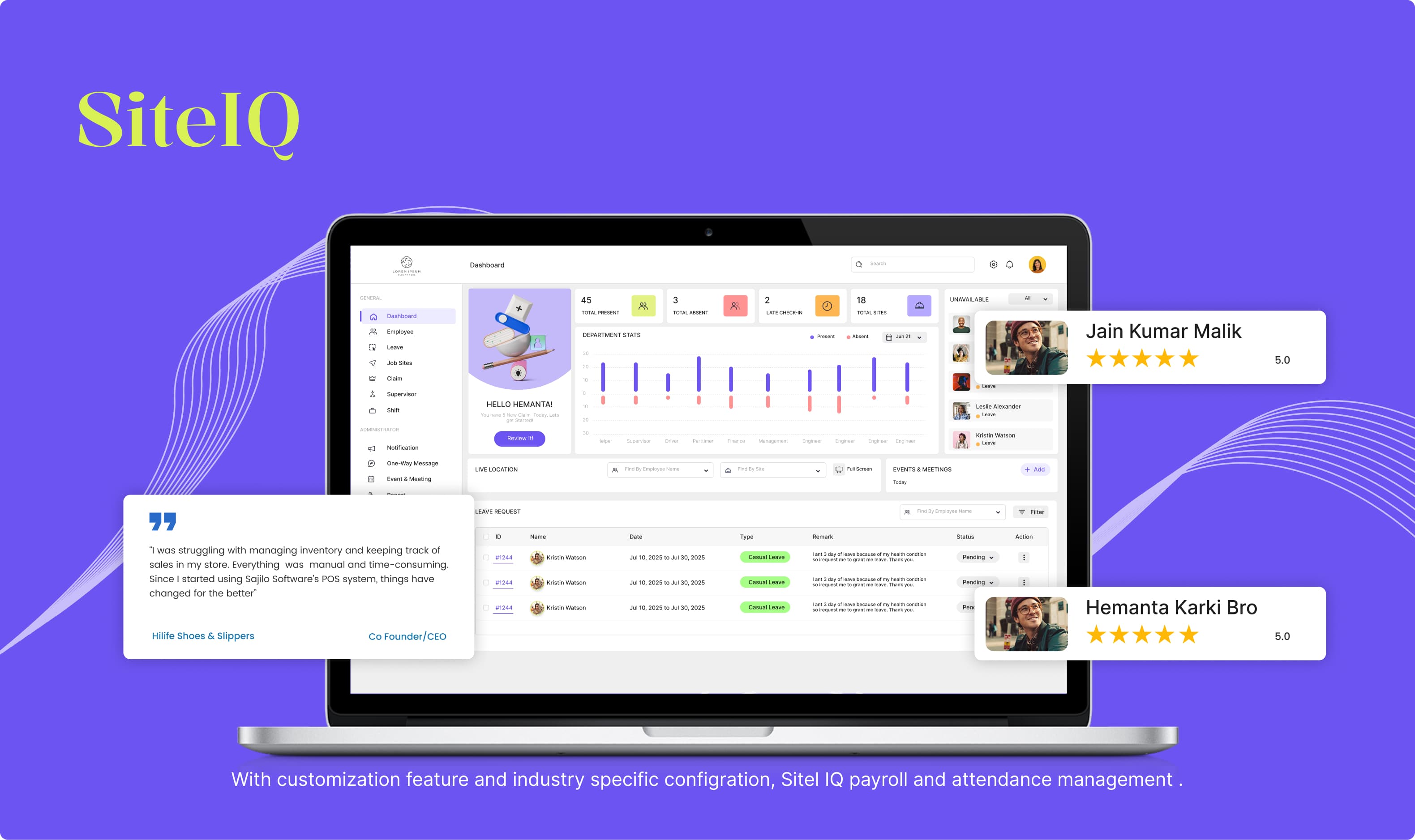 How Gorkha Department Store Saves 60% of Its Time Using Sitel IQ - Best Attendance Software in Nepal (Case Study)